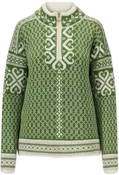 Dale of Norway Leknes Strickpullover spring green/off white/sand melange (Damen) (95921-N01)