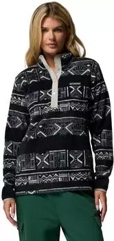 Columbia Benton Springs Half Snap Fleece Print Pullover black/deschutes days (Damen) (2085611-012)