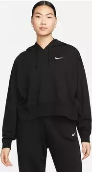 Nike Sportswear Hoodie black/iron grey/white (Damen) (DM6417-010)