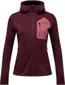 Peak Performance Utility Light Zip Hoodie porto/wild rouge (Damen) (G80173-100)