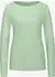 Street One Basic Langarm Sweatshirt pale mint green (Damen) (A32420117302)