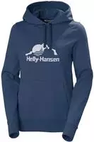 Helly Hansen 62981_585-S, Helly Hansen W Nord Graphic Pullover Hoodie ocean (585) S