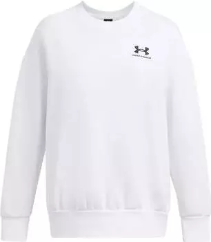 Under Armour Rival Oversize Sweatshirt wei&szlig;/schwarz (Damen) (1379475-100)