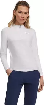 Falke Golf Stehkragen Pullover wei&szlig; (Damen) (37504-2860)