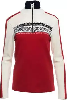 Dale of Norway Dystingen Strickpullover raspberry/off white/navy (Damen) (95621-B00)