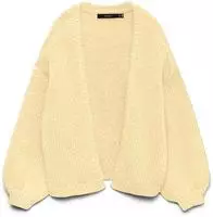 Vero Moda Strickjacke Maybe 10273101 Gelb Oversize Damen