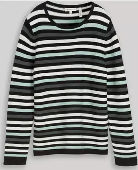 Tom Tailor Rundhalsausschnitt Strickpullover (Damen)