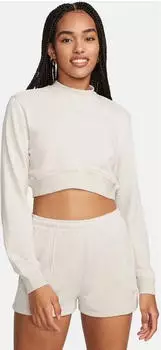 Nike Sportswear Chill Terry French-Terry Sweatshirt light orewood brown/sail (Damen) (FN2476-104)