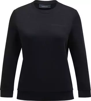 Peak Performance Original Small Logo Crew Sweatshirt schwarz (Damen) (G79575-040)