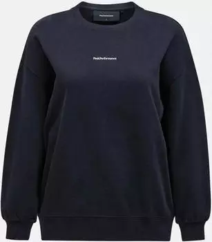 Peak Performance Original Terry Crew Sweatshirt schwarz (Damen) (G80274-020)