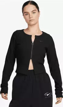 Nike Sportswear Chill Rib Strickjacke schwarz (Damen) (FN3682-010)