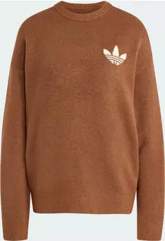 adidas Athletic Dept Sweatshirt preloved brown (Damen) (KF2340)