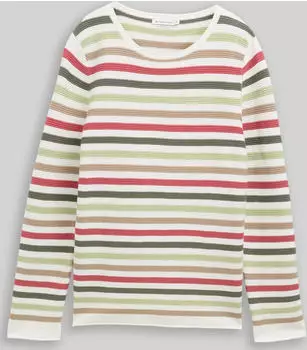 Tom Tailor Rundhalsausschnitt Strickpullover (Damen)