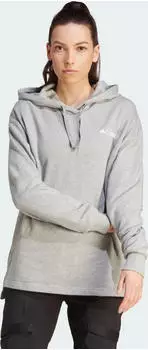 adidas Terrex Logo Hoodie medium grey heather (Damen) (IB6567)