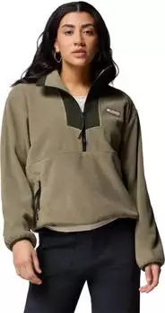 Columbia Sequoia Grove Half Zip Fleece Pullover stone green/greenscape/collegiate navy (Damen) (2085453-397)