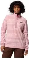 Columbia - Benton Springs Printed 1/2 Snap Fleece Pullover Damen eraser pink