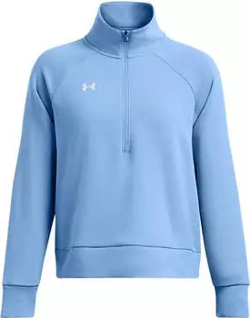 Under Armour Rival Fleece Zip Sweatshirt horizon blue/white (Damen) (1379492-465)