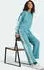 adidas Essentials 3-Streifen French Terry Hoodie powder teal/white (Damen) (JY3134)