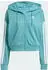 adidas Essentials 3-Streifen French Terry Hoodie powder teal/white (Damen) (JY3134)