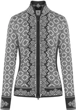 Dale of Norway Christiania Strickjacke charcoal/off white (Damen) (81951-E)