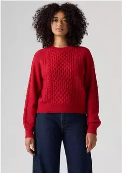 Levi's Jolie Cable Crewneck Sweater mit Zopfmuster (007V4-0005) emboldened