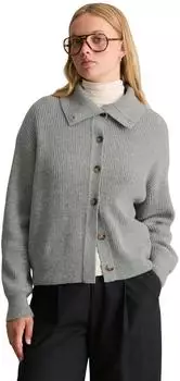 Marc O'Polo Merino-Cardigan Regular grau