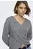Only Onlangie Life LS Mix Collar CC KNT (32464916) graumeliert