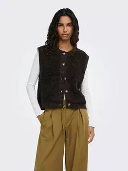 JDY JDYEIRA Strickweste (15359800) chocolate torte