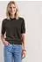 Street One 3018079 Kurzarm Pullover mit Schmuckdetail (A304158) dunkelbraun meliert