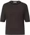 Street One 3018079 Kurzarm Pullover mit Schmuckdetail (A304158) dunkelbraun meliert