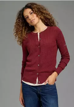 KangaROOS Strickjacke Slim Fit (26775434) bordeaux