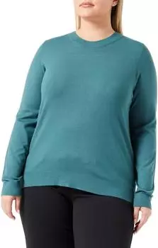 s.Oliver 2134460 Pullover Langarm blue green