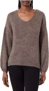 JDY DINEA L/S Reversible Pullover Regular Fit (15334709) braun