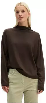 Marc O'Polo Strickpullover aus Schurwolle-Mix Oversized (5000008811) dunkelbraun