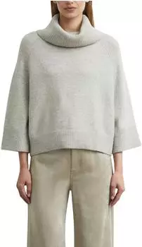 Comma Poncho-Pullover mit weitem Kragen (2184835) beige