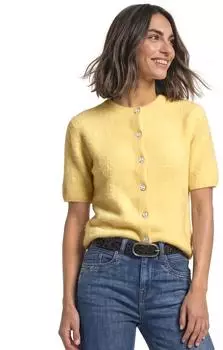 Street One Kurzarm Cardigan mit Rundhals und Kn&ouml;pfen (A25424118033)