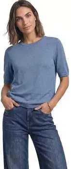 Street One Kurzarm Pullover mit Rundhals in Unifarbe (A30399217934)