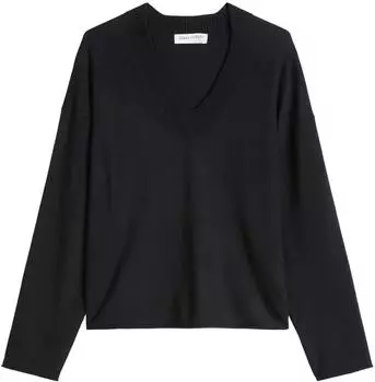 Marc O'Polo V-Neck-Pullover loose schwarz (5000012002_0001)