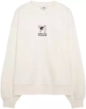 Mavi Dog Printed Sweatshirt Rundhalspullover (38023443) coconut milk