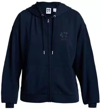 Roxy Surf Stoked Kapuzenpulli mit Rei&szlig;verschluss (ERJFT05065) anthrazit