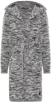 Cipo & Baxx WP239 Cardigan mit Kapuze (65385536) grau