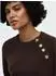 Only ONLEMMA LS BUTTON ONECK EX KNT Rundhalspullover Regular Fit (88799627) coffee bean