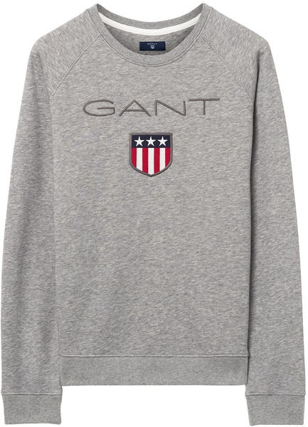 GANT Logo Pullover grey melange (4204612-93)