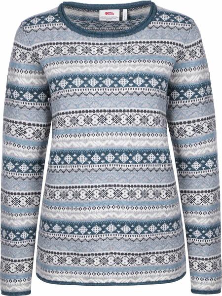 Fjällräven Övik Folk Knit Sweater W frost green