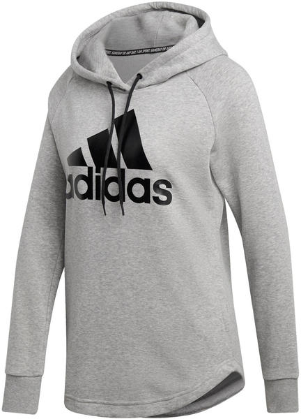 Adidas Must Have Badge of Sport Hoodie medium grey heather/black (DU0016)