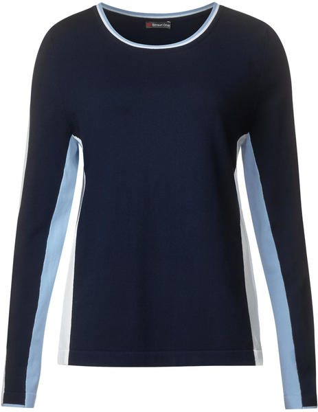 Street One Color Blocking Pullover deep blue (A300857)