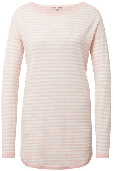 Tom Tailor Länger geschnittener Pullover blush pink stripe (1009525-15951)