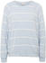 Tom Tailor Pullover mit Fledermausärmeln mid blue white big stripe (1008433-15911)