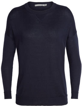 Icebreaker Women's Cool-Lite Nova Sweater Sweatshirt midnight navy