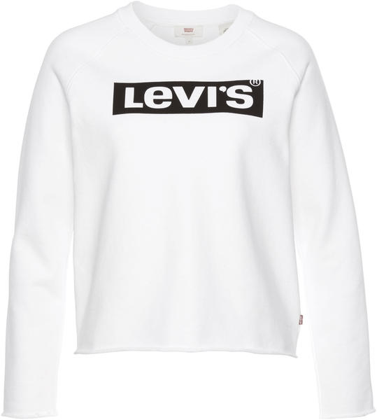 Levi's Raw Cut Hem Sweatshirt white (35940-0005)